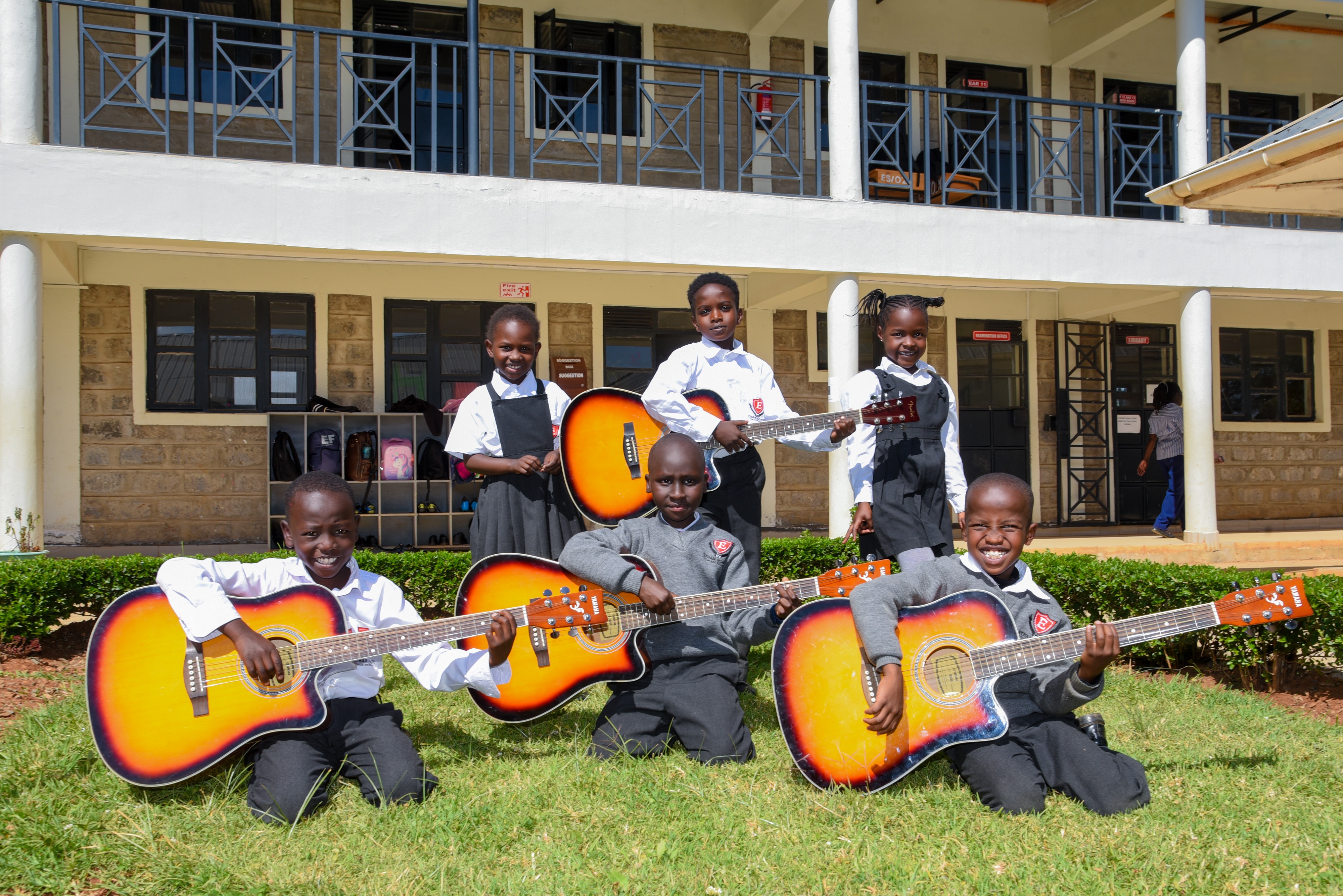 Students studying together